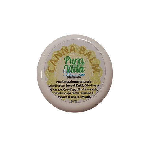 Balsamo Pura Vida CBD - Naturale scent free - 50 mg