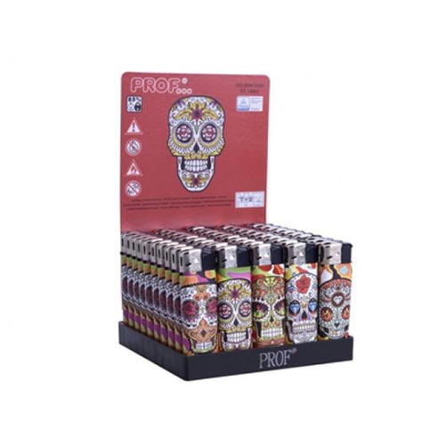 Box Accendino Prof Mexican Skull