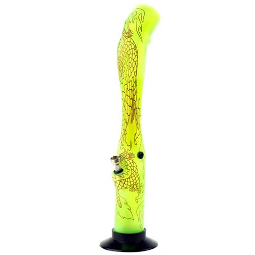 Bong acrilico giallo 40cm
