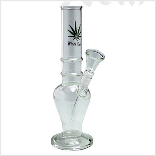 Bong Black Leaf con ampolla 30cm