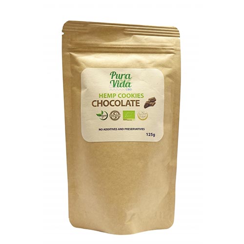 Pura Vida CBD Hemp Cookies - Cioccolato 125gr