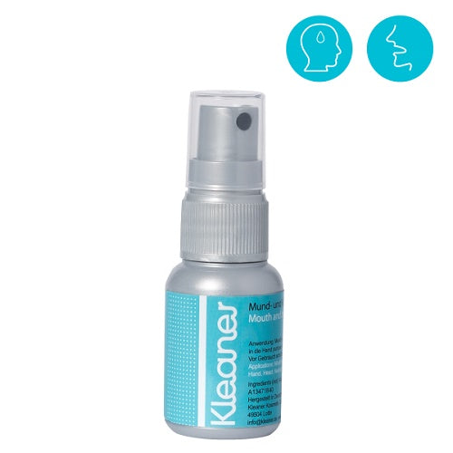 Kleaner - Collutorio con Testina a Spruzzo 30ml - Detergente Orale Anti-Tossine | Pulizia Immediata