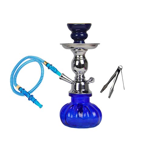 Narghilè In Vetro Blu
