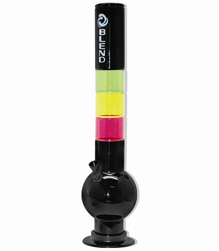 Bong blend black con ampolla 30cm