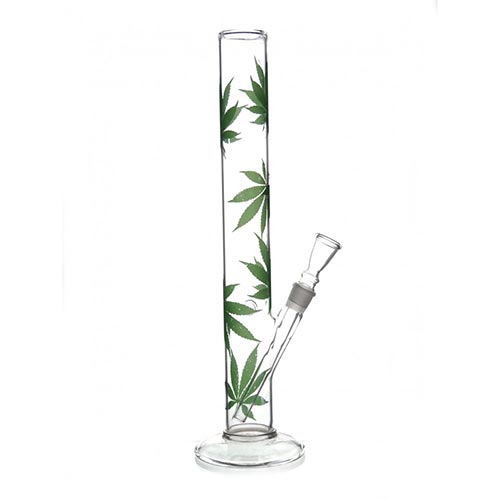 Bong leaf in vetro