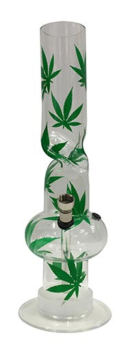 Ice bong Ampolla Leaf 32cm
