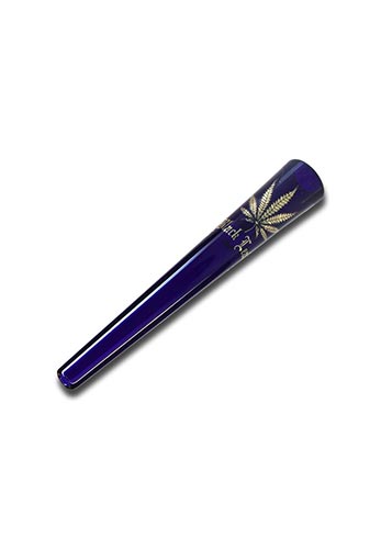 Chillum in vetro blue 23cm