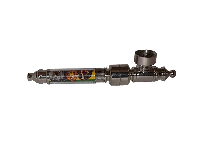 Pipa in Metallo Rasta 12.5 cm