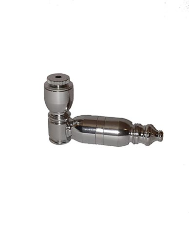 Pipa in Metallo Silver 7.5 cm