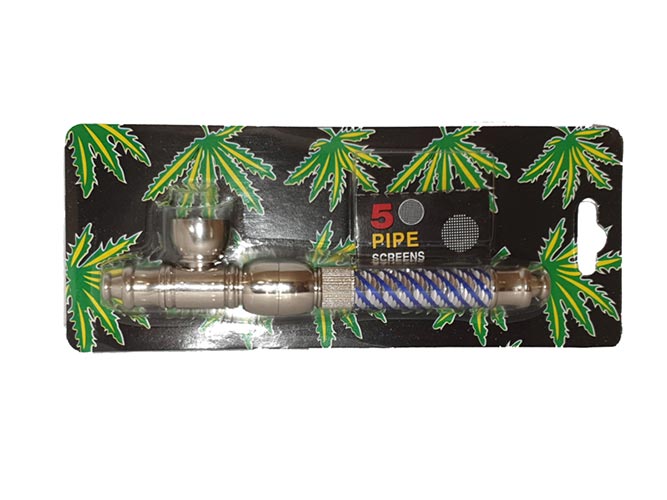 Pipa in Metallo con retine 13cm