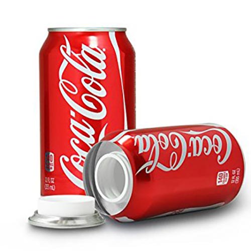 Lattina di cola con segreto
