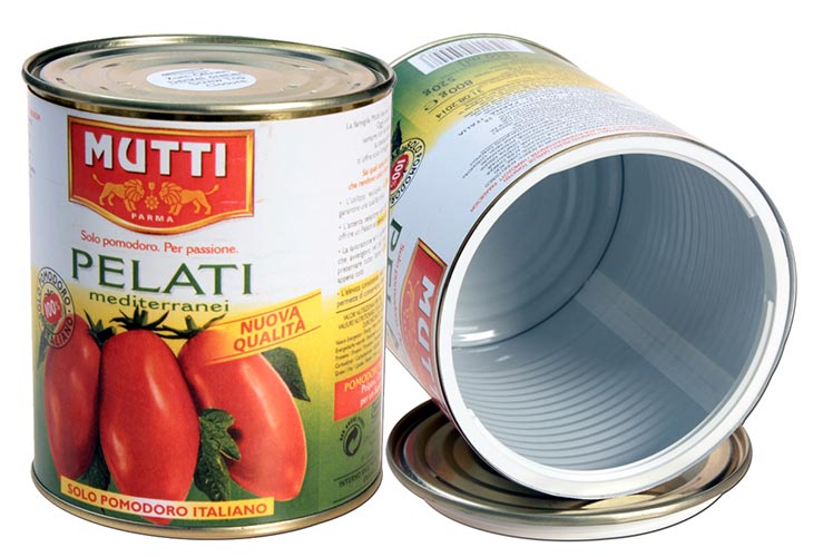Lattina pomodori pelati con segreto